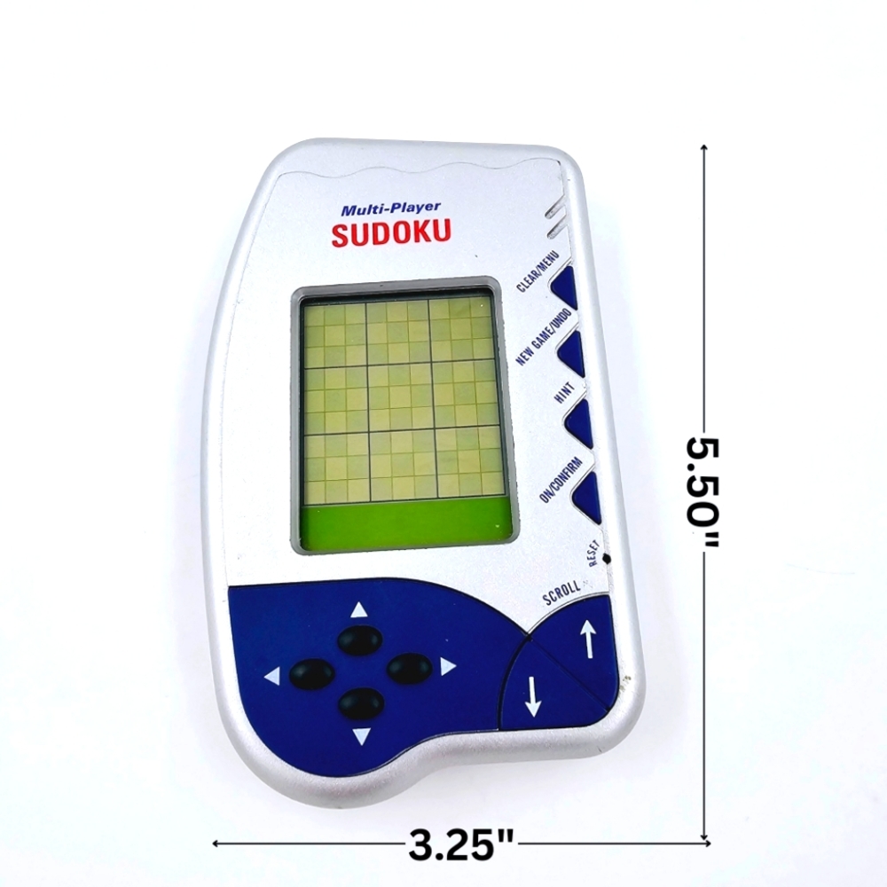John Hansen Multiplayer Sudoku Electronic Puzzles Hand Held- 3 Levels - Picture 6 of 6